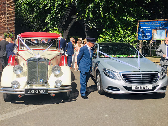 Vintage Wedding Chauffeur Manchester Cheshire Wirral Merseyside Warrington