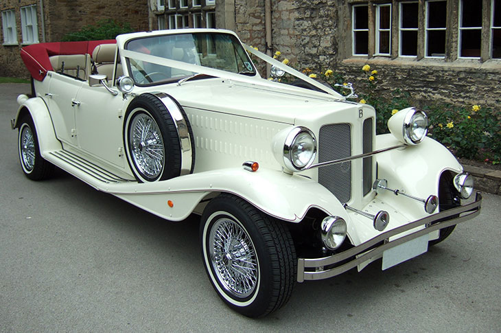 Vintage 1930's Style Wedding Car Chauffeur Hire