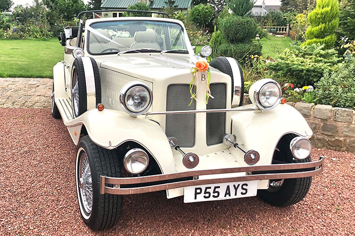Vintage 1930's Style Wedding Car Chauffeur Hire